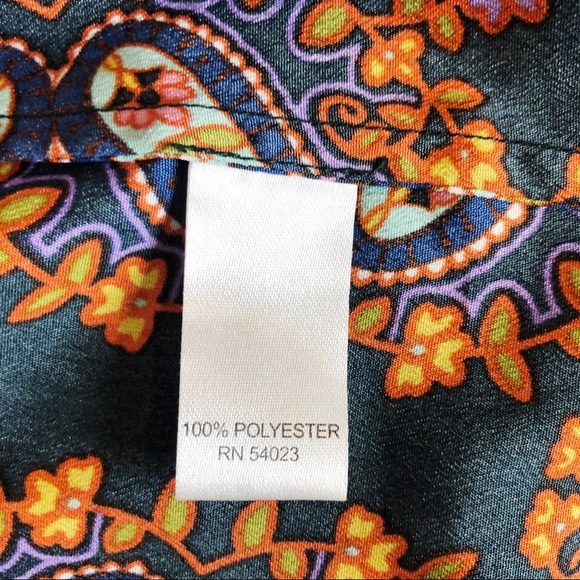 Bohemian Floral & Geo Print Maxi Dress With Loose Flowy Bodice By Hive & Honey - Picture 12 of 12